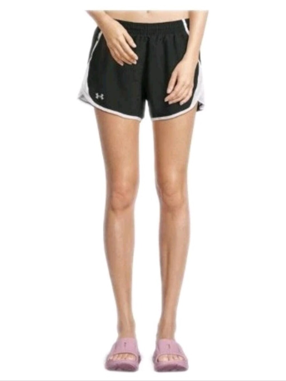 Under Armour Fly By 3" Shorts Womens 3XL Black NWT